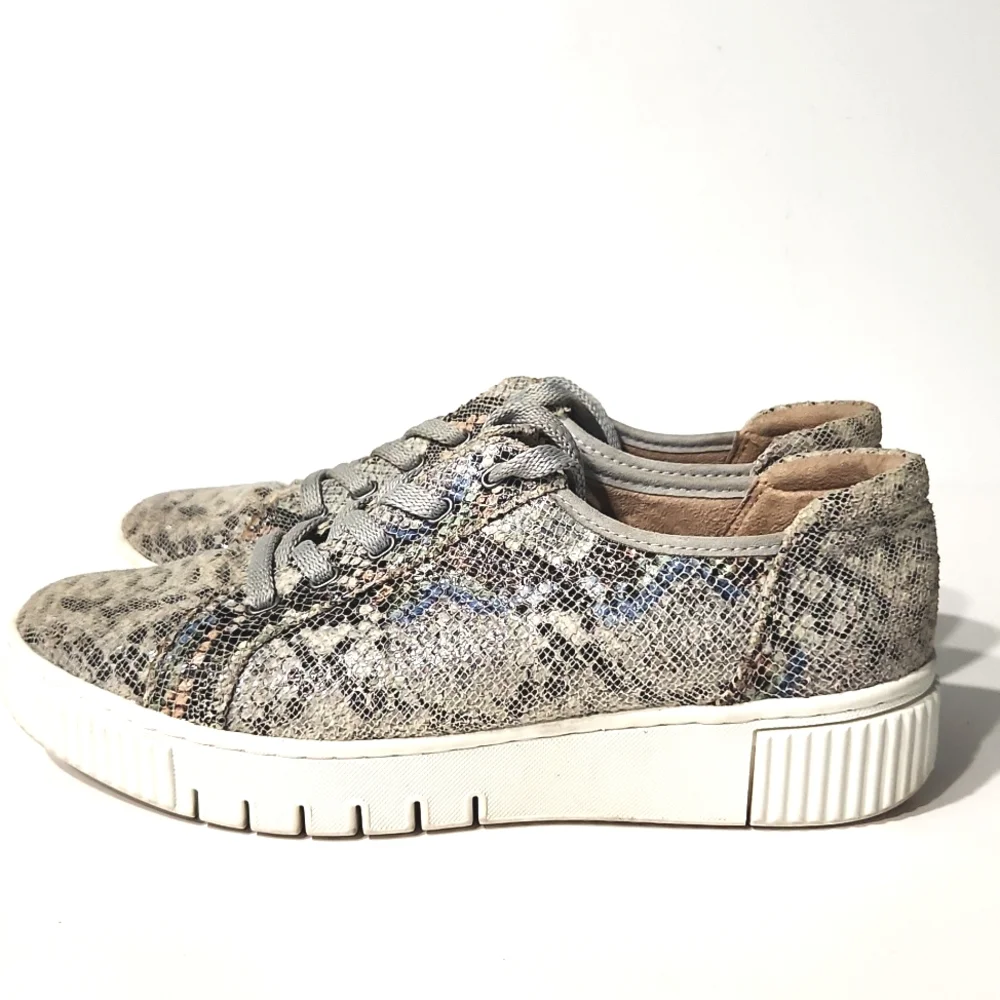 SOUL Naturalizer Python Topaz2 Oxford Shimmer Snakeskin Sneakers Size 9.5 - Picture 5 of 14